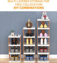 6-layer foldable shoe rack