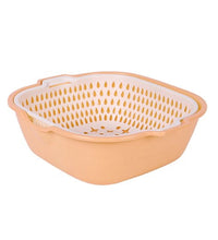 Versatile basket strainer for washing fruits and vegetables