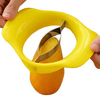 Mango cutting tool with stainless steel blade for efficient slicing