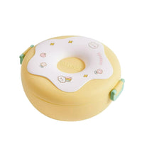 Insulated Donut-Shaped Lunch Box with 3 Compartments