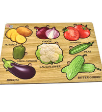 Tooky Toy Wooden Vegetable Shape Puzzle