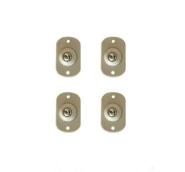 Mini swivel caster wheels with self adhesive backing