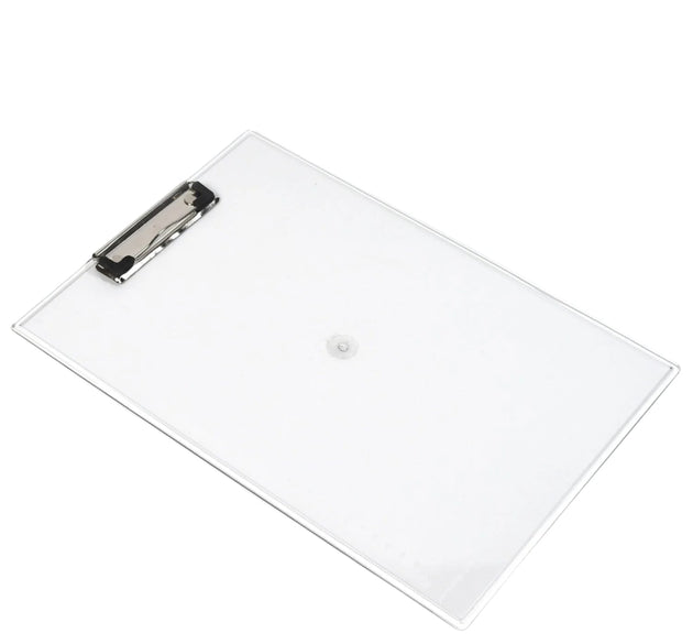 Exam pad with centimeter side, transparent