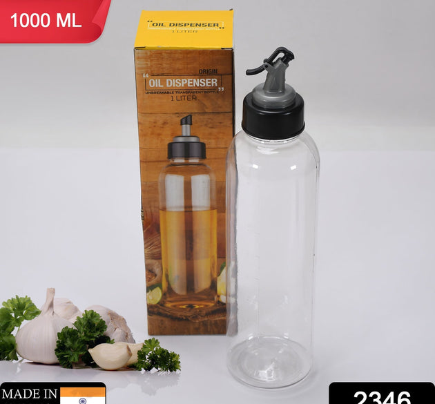 Oil Dispenser Transparent Plastic Oil Bottle