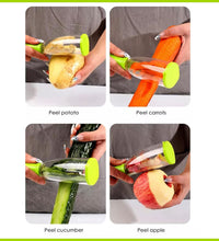 Fruit and vegetable peeling tool