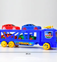 Toy set with mini cars and truck