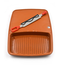 Cut and wash box with tray, for washing and cutting fruits and vegetables.