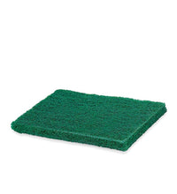 Aqua green scrub sponges, 10-pack for effective cleaning.