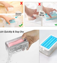 Multifunctional soap holder with roller for easy dispensing