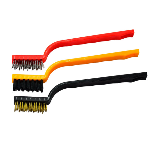 3-piece wire brush set for tough cleaning tasks