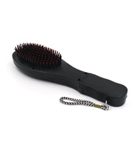 Electric massager comb with vibrating function for hair care.