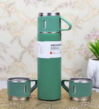 Vacuum Insulated Flask Set with 3 Cups 