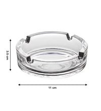 Classic ashtray with a detailed crystal design.