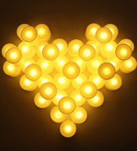 Decorative LED tealight for weddings and parties