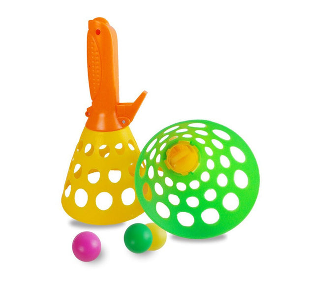 Catapult butt ball toy designed for kids' entertainment and play