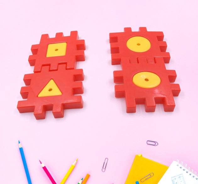 Colorful digital building blocks for kids