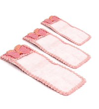 Three-piece remote cover set with bow knot for dust protection