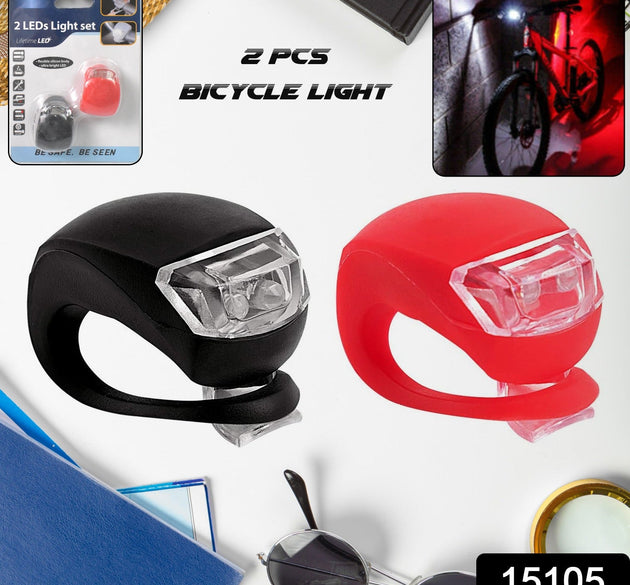 Silicone LED Bike Light Set 