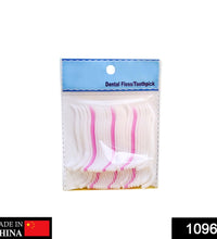 Pack of dental floss sticks with ergonomic design.