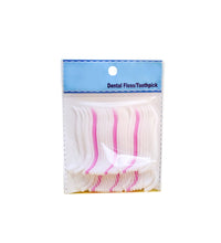 Floss picks designed for effective oral care.