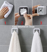 Functional and stylish 4-piece towel holder set