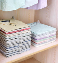 Functional fabric organizer for neat and orderly cloth storage at home.