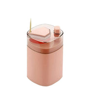 Toothpick holder with pop-up feature, automatic dispenser for convenient use.