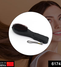 Vibrating hair brush comb massager for relaxing scalp.