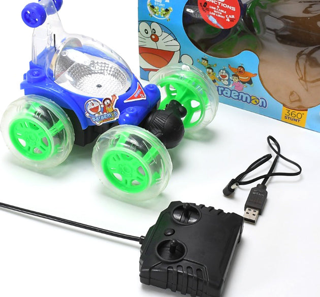 Remote control stunt car with 3D lights