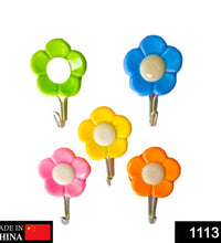 Self-adhesive flower hooks for decorative hanging.