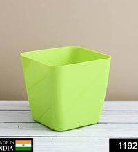 Square shape flower pots for gardening