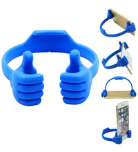 Mobile stand in hand shape, ideal for supporting phones in various settings.