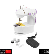 Compact hand-held sewing machine