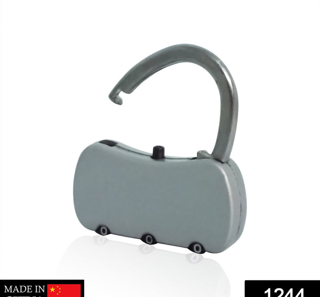 Stainless steel combination padlock with reset feature