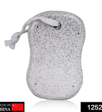 Foot scrubber stone for heels, oval shape