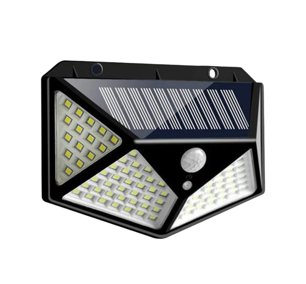 Solar LED garden light for outdoor security and pathways