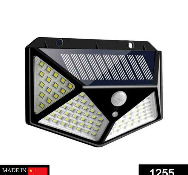 Solar LED garden light for outdoor security and pathways