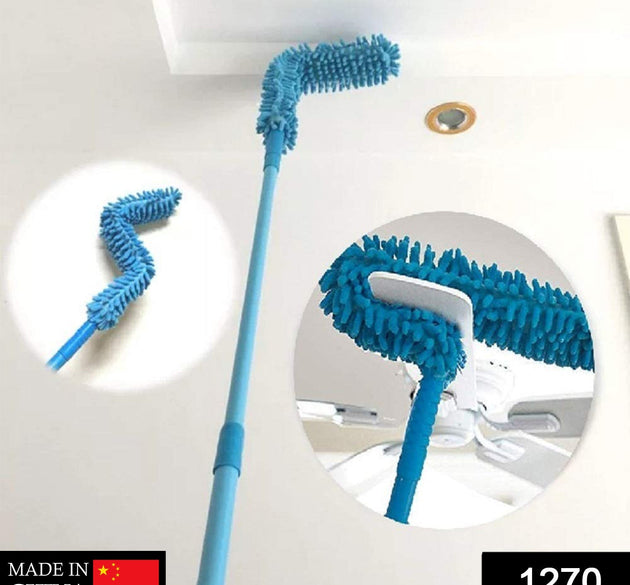 Foldable microfiber fan cleaning duster