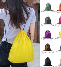 Drawstring sports backpack for gym and travel