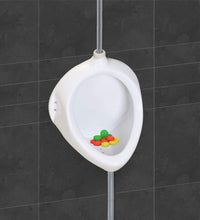 Hygienic urinal cubes for odor control in washrooms.