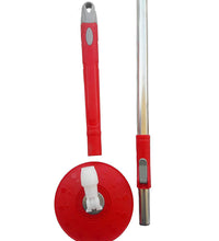 Microfiber mop with stainless steel handle