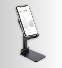 Adjustable mobile holder for comfortable viewing angles