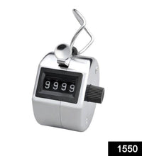 Clicker counter with four-digit display for counting