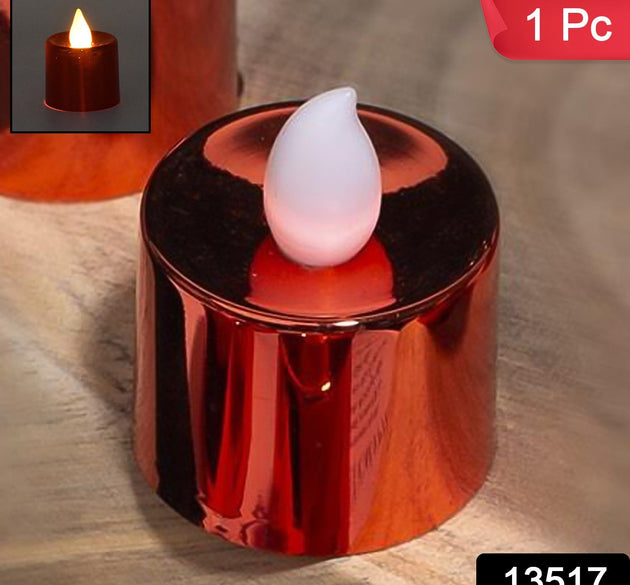 Electrical Candles Diya LED Tea Light (1 Pc / Multicolor)