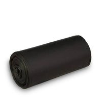 Medium black garbage bag (24 x 32 inches) for waste disposal.