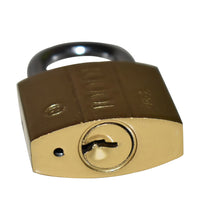 Secure padlock with key for cabinets and safes