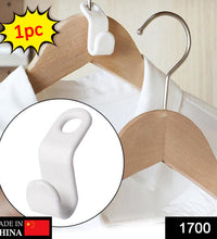 Plastic hanger with non-slip feature.