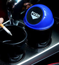 Car trash bin holder with secure fit and easy access