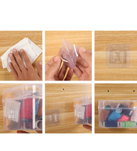 Heavy duty adhesive hooks, 20-pack, perfect for organizing and storage.