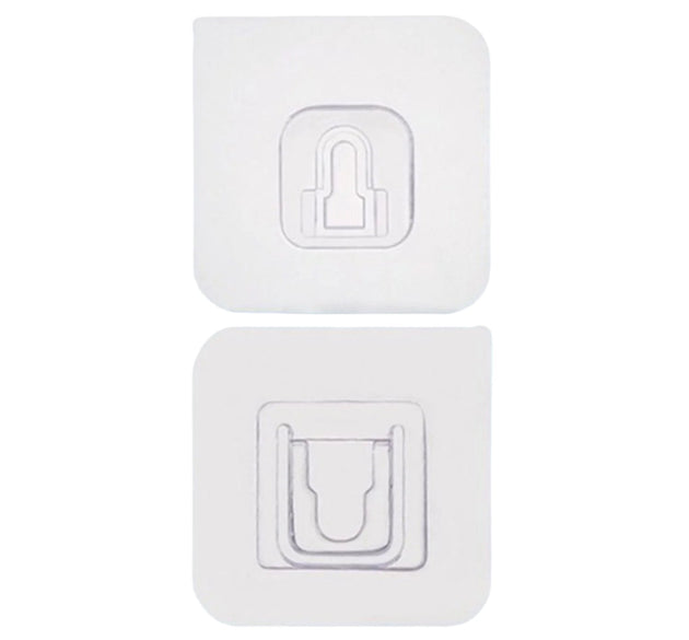 Adhesive wall hooks, pack of 20, heavy duty and easy to install.